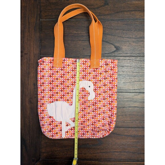 Pink Flamingo Totes Lot Of 2 Beach Pool Casual Colorful Summer Fun Bags - Picture 7 of 10